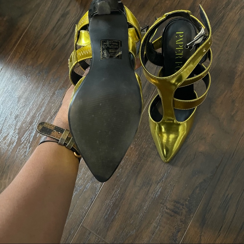Chartreuse heels